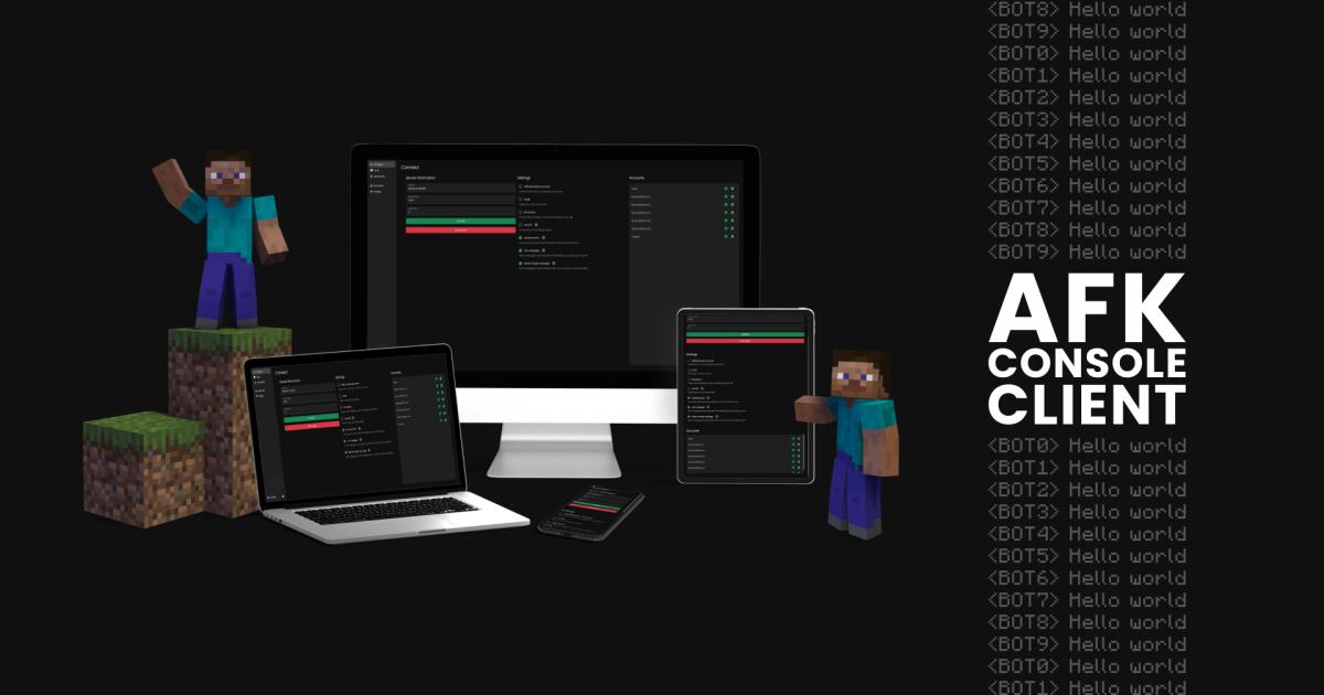 Discovery splash banner for AFK Console Client Discord server