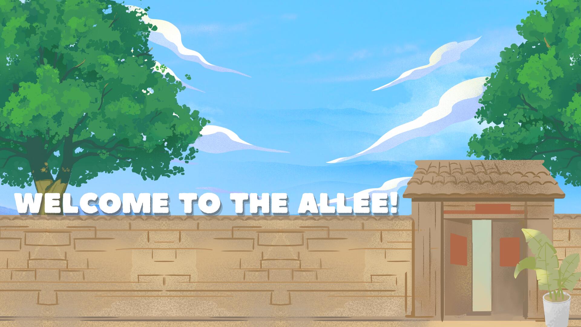 Discovery splash banner for The Allee Discord server