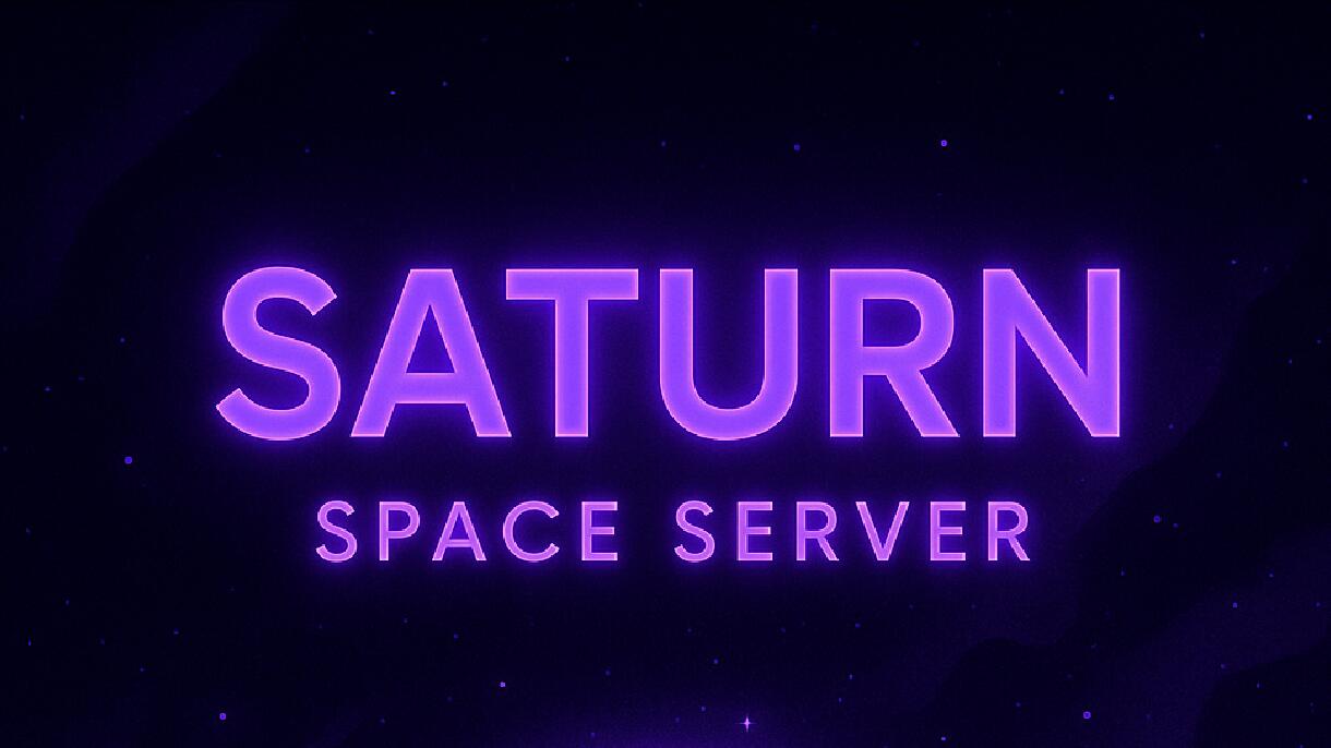 Discovery splash banner for Saturn🌙 | Manutenzione Discord server