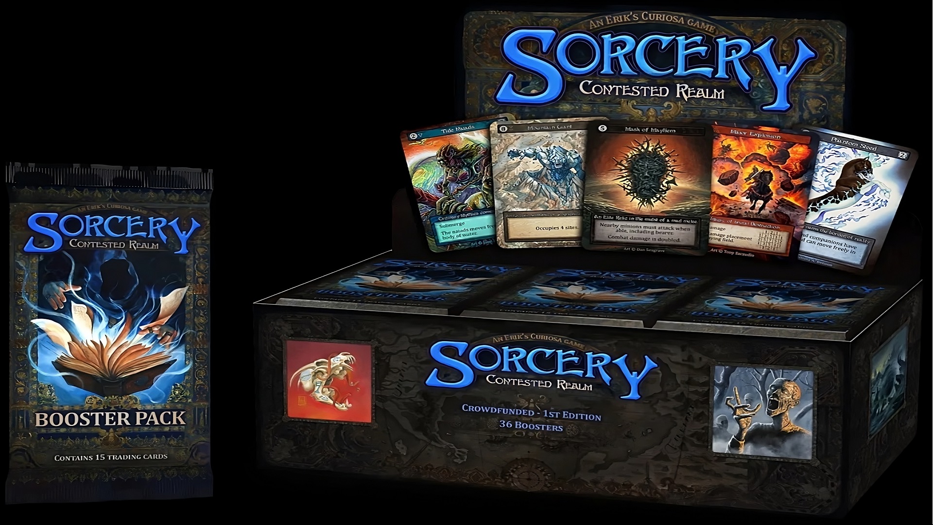 Discovery splash banner for Sorcery Marketplace Discord server
