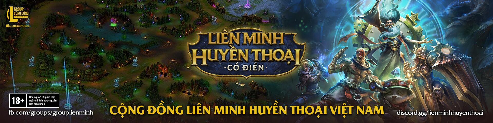Discovery splash banner for Liên Minh Huyền Thoại Việt Nam Discord server