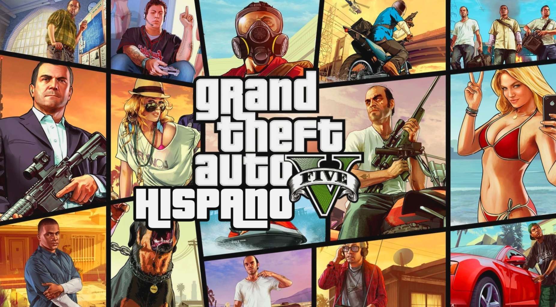 Discovery splash banner for GTA V HispanoHablante Discord server