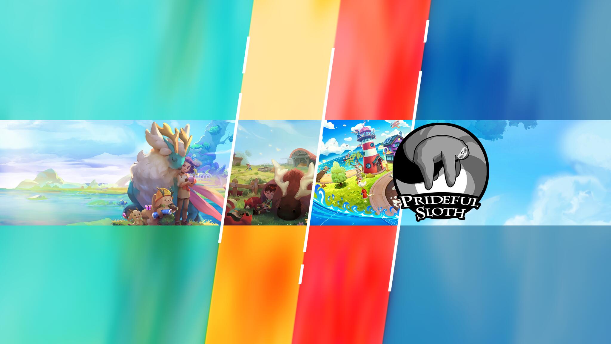 Discovery splash banner for Prideful Sloth Discord server