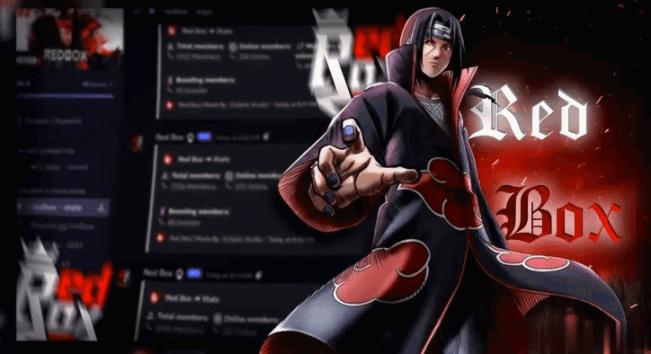 Discovery splash banner for Red Box Discord server