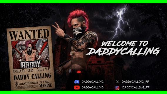 Discovery splash banner for DADDYCALLING Discord server