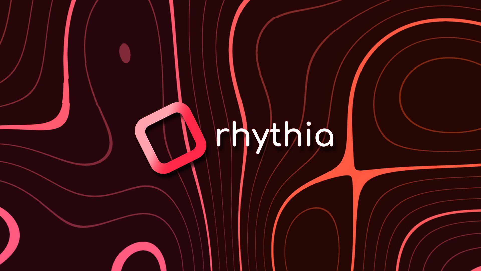 Discovery splash banner for Rhythia Discord server
