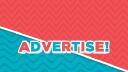 Discovery splash banner for Advertise! | Advertising・Self Promo・Self Promote・Promote・Giveaways・Nitro Giveaways・Temu・Shein・Nitro Discord server