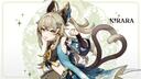 Discovery splash banner for Kirara Mains | Genshin Impact Discord server