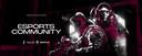 Discovery splash banner for Esports Community Discord server