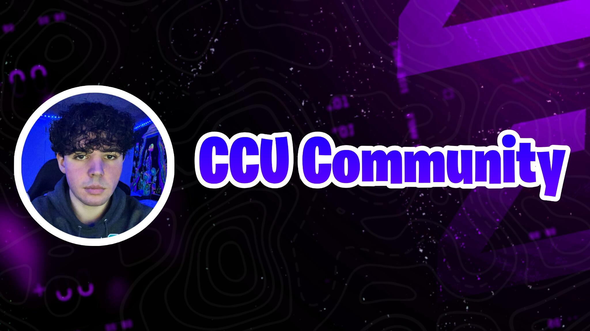 Discovery splash banner for CCU Community Discord server