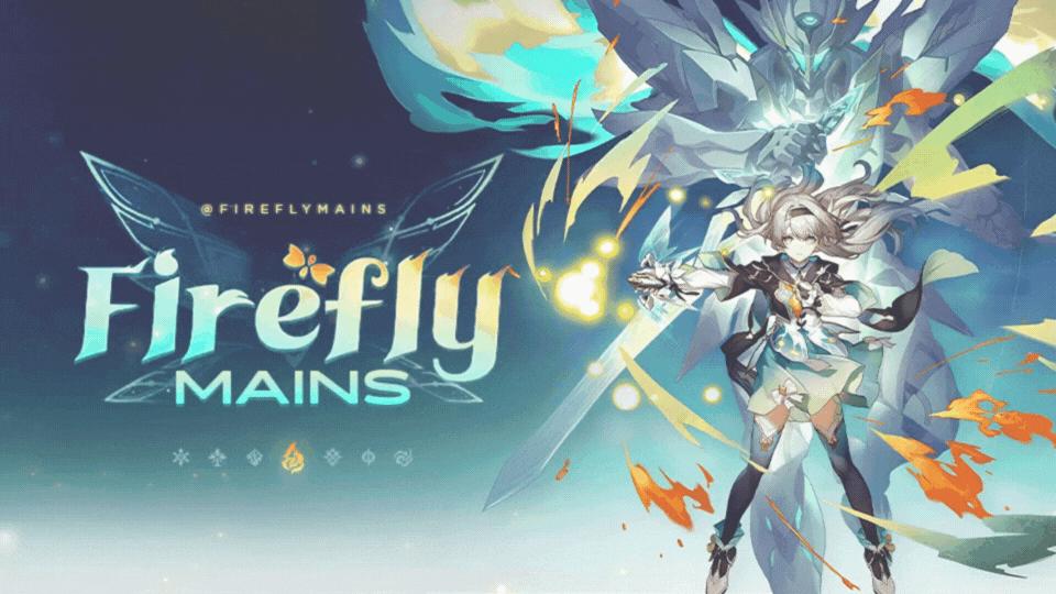 Discovery splash banner for Firefly Mains ✤ Honkai: Star Rail Discord server