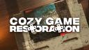 Discovery splash banner for Cozy Game Restoration Discord server