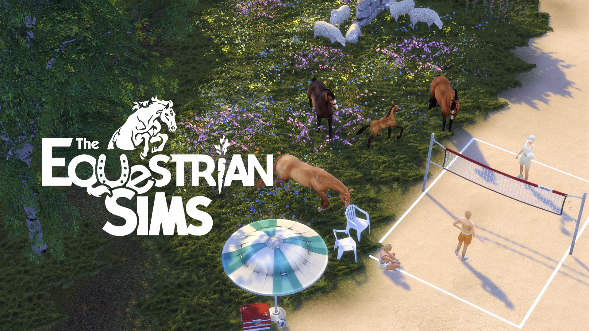 Discovery splash banner for The Equestrian Sims Discord server