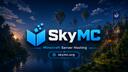 Discovery splash banner for SkyMC Discord server