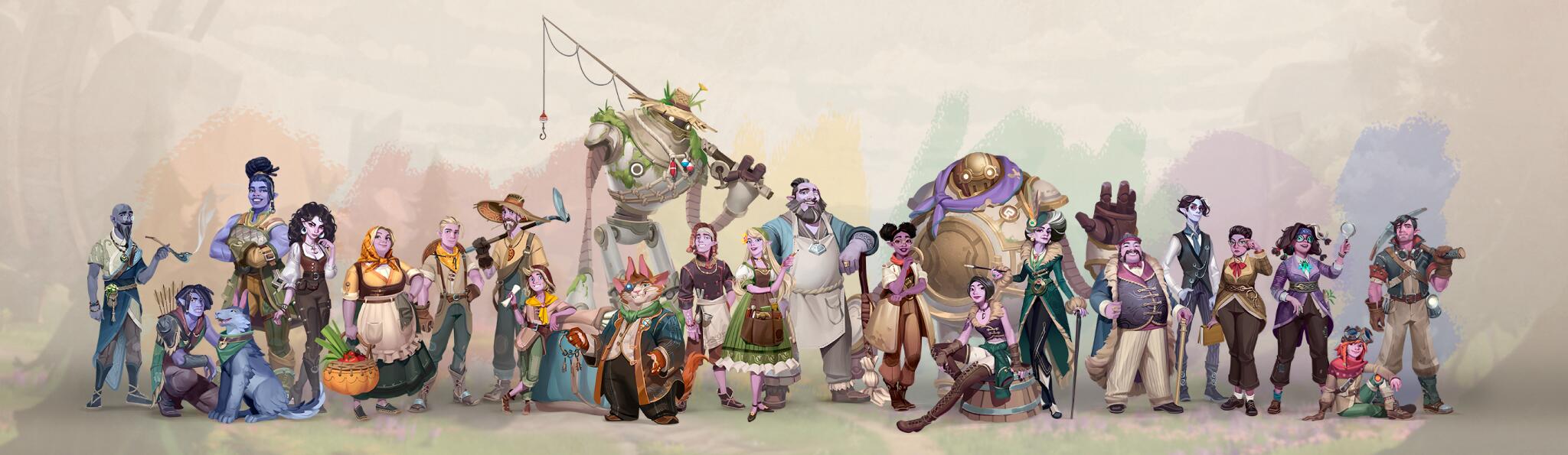 Discovery splash banner for Palia.fr Discord server
