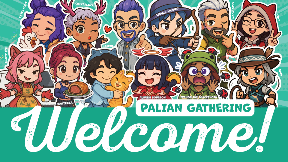 Discovery splash banner for Palian Gathering Discord server