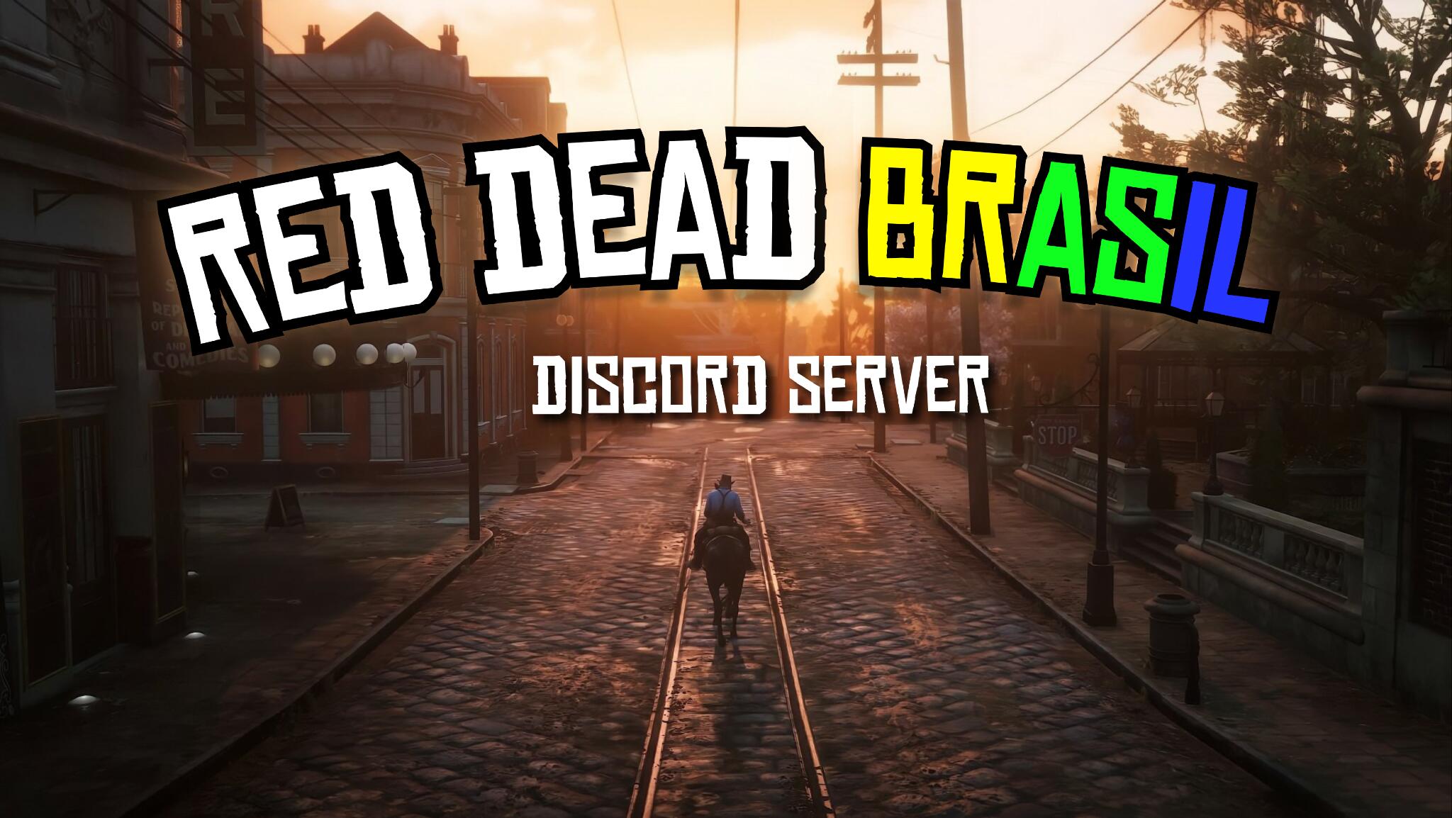 Discovery splash banner for Red Dead Brasil Discord server