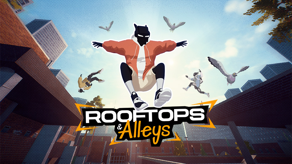 Discovery splash banner for Rooftops & Alleys Discord server