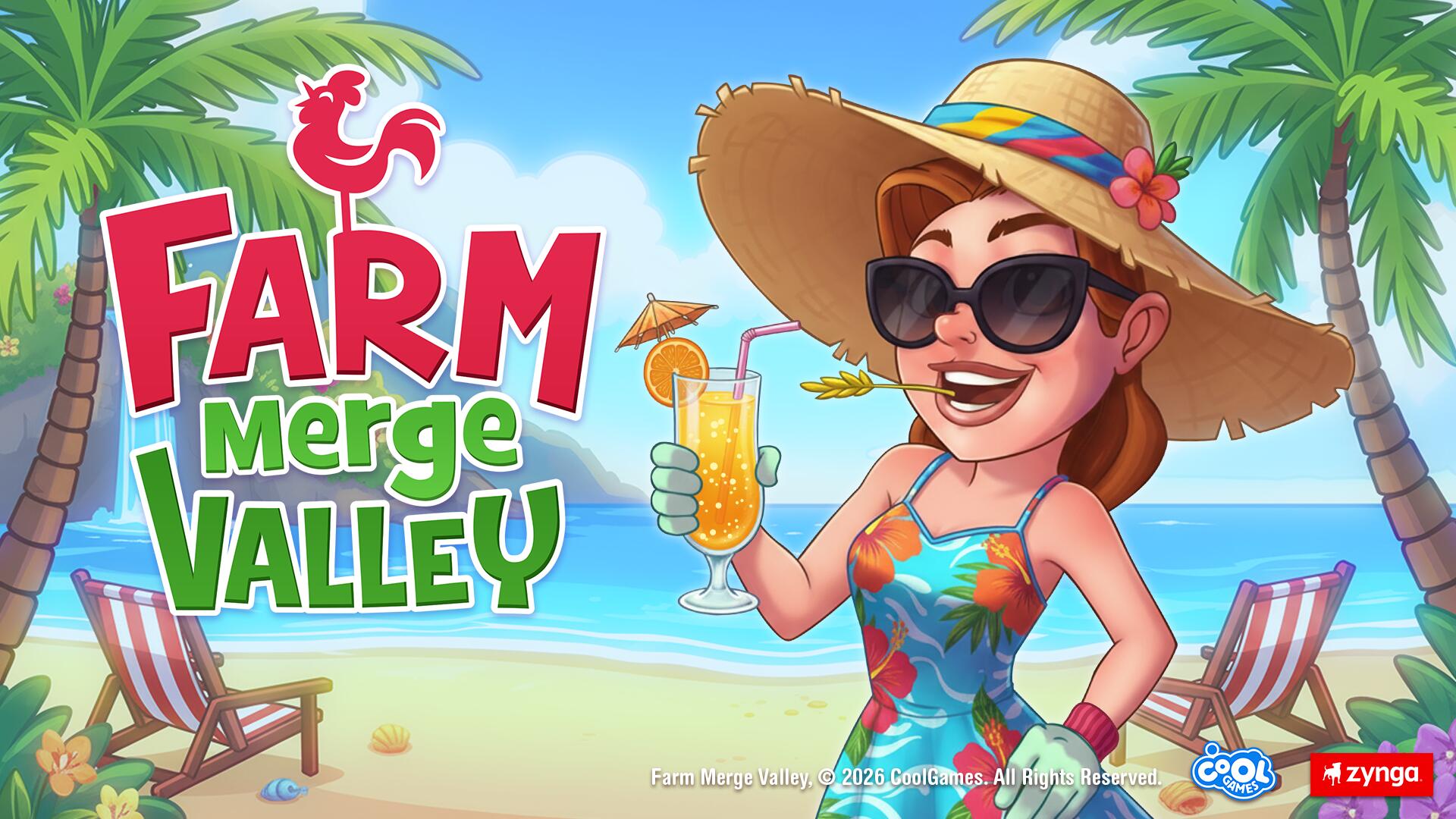 Discovery splash banner for Farm Merge Valley Discord server