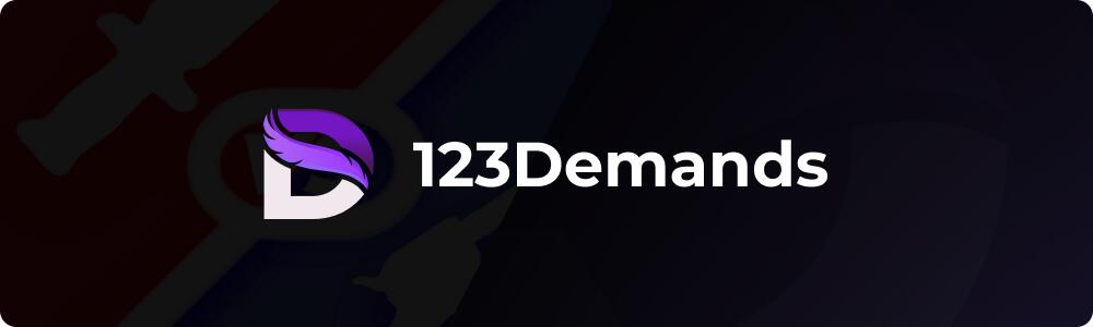 Discovery splash banner for 123Demands | MVSD Trading & Values Discord server