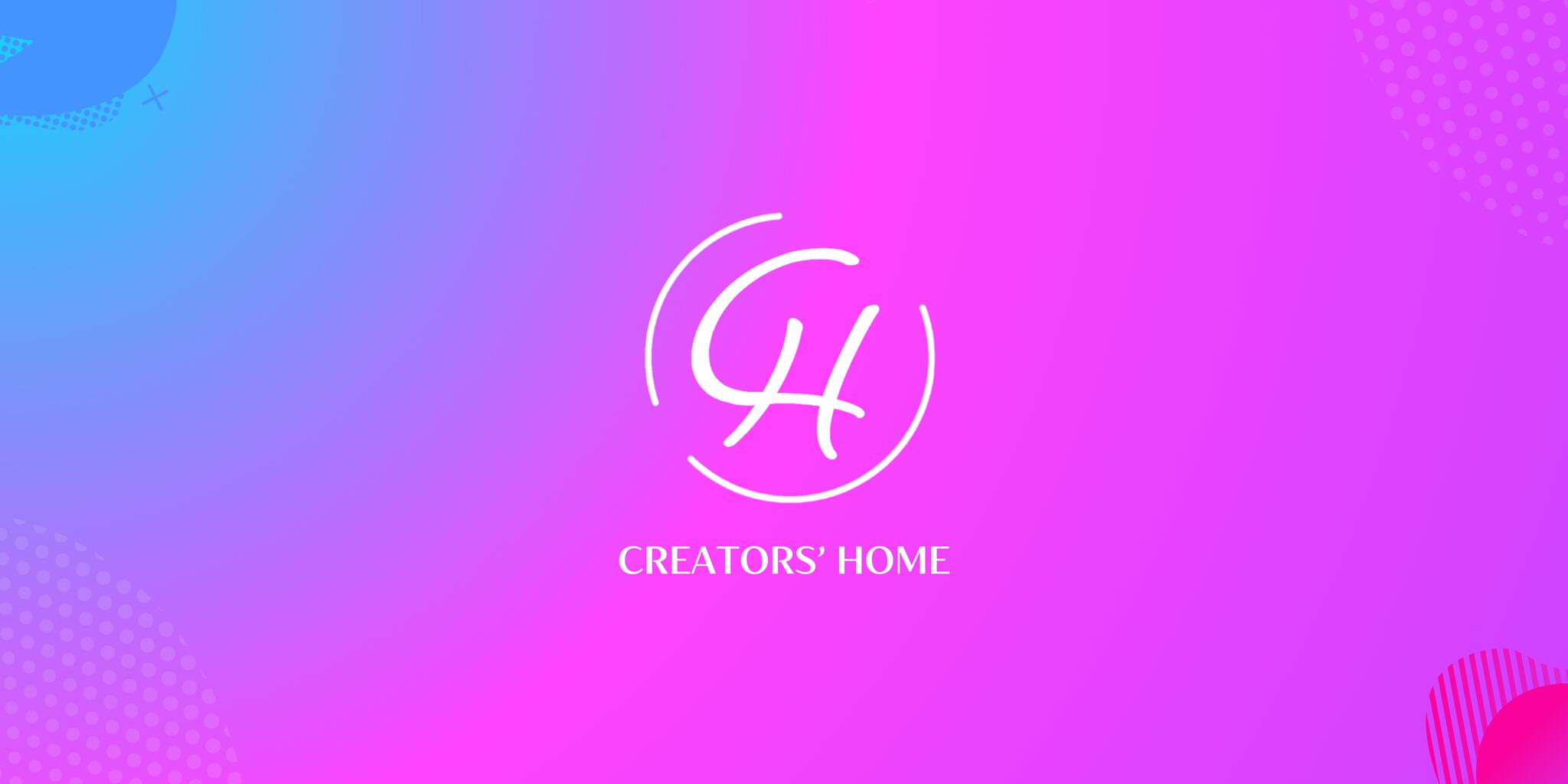 Discovery splash banner for Creators' Home Discord server