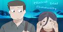 Discovery splash banner for Clinical Trial Community Discord server