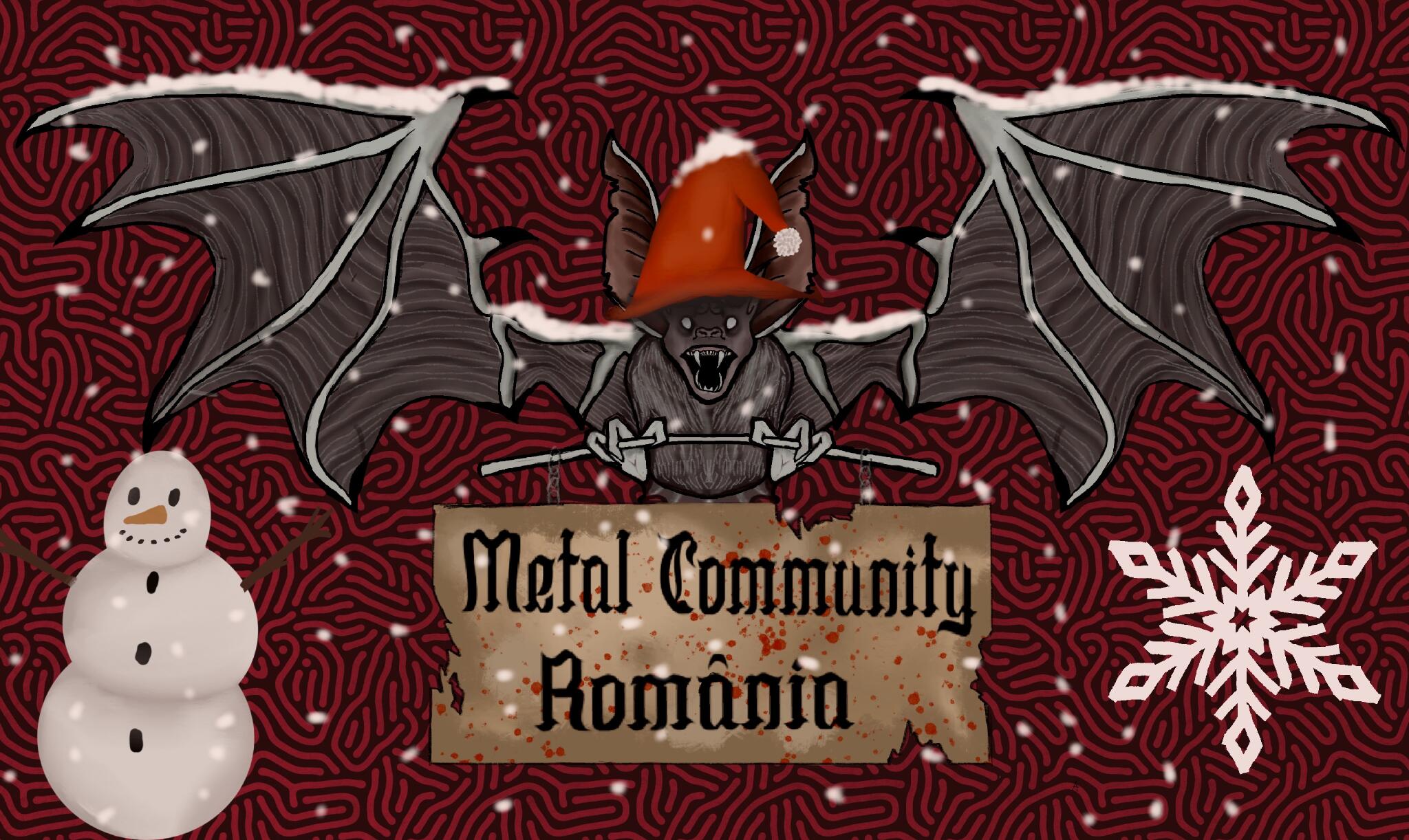 Discovery splash banner for Metal Community Romania Discord server