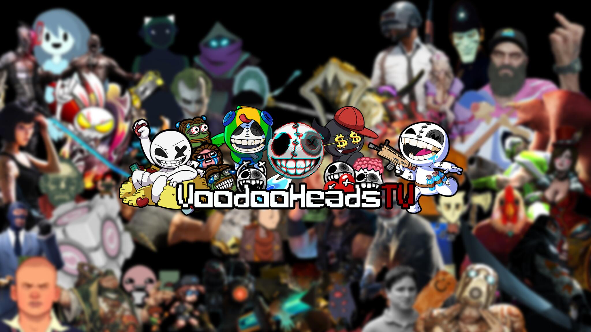 Discovery splash banner for VoodooHeadsTV Discord server