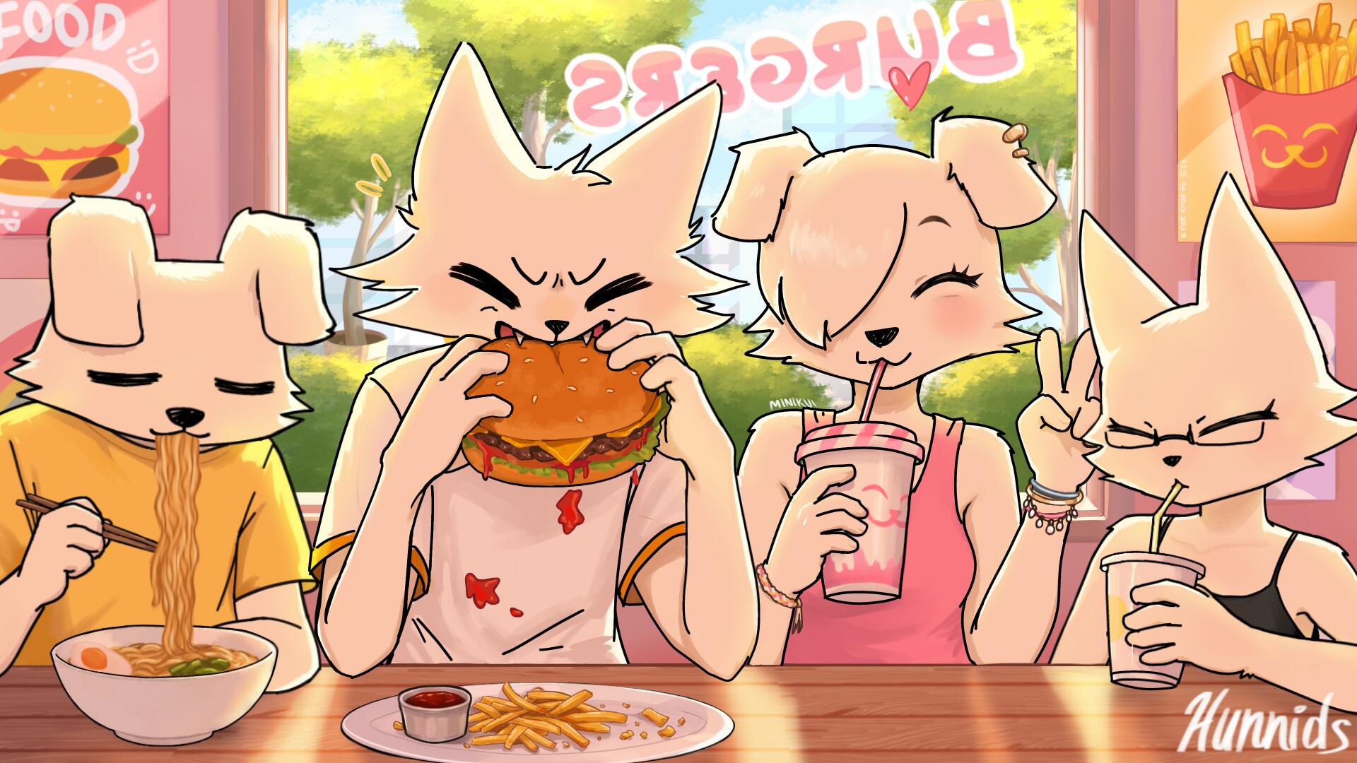 Discovery splash banner for hunnids* Discord server