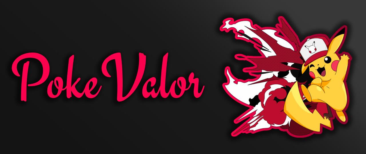 Discovery splash banner for PokeValor Official Discord server