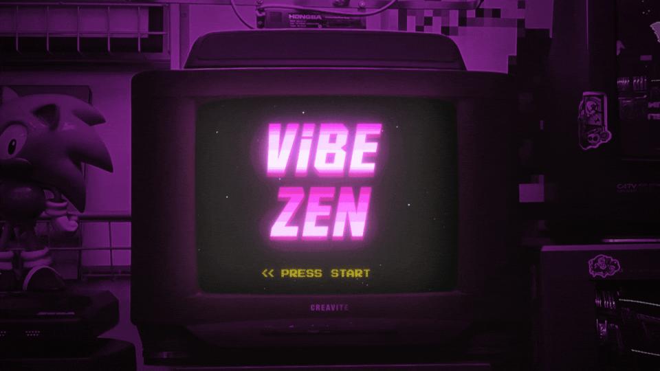 Discovery splash banner for Vibe Zen Discord server