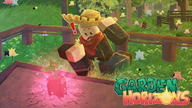 Discovery splash banner for Garden Horizons Roblox | 24/7 Stock Notifier, Trading & Codes Discord server