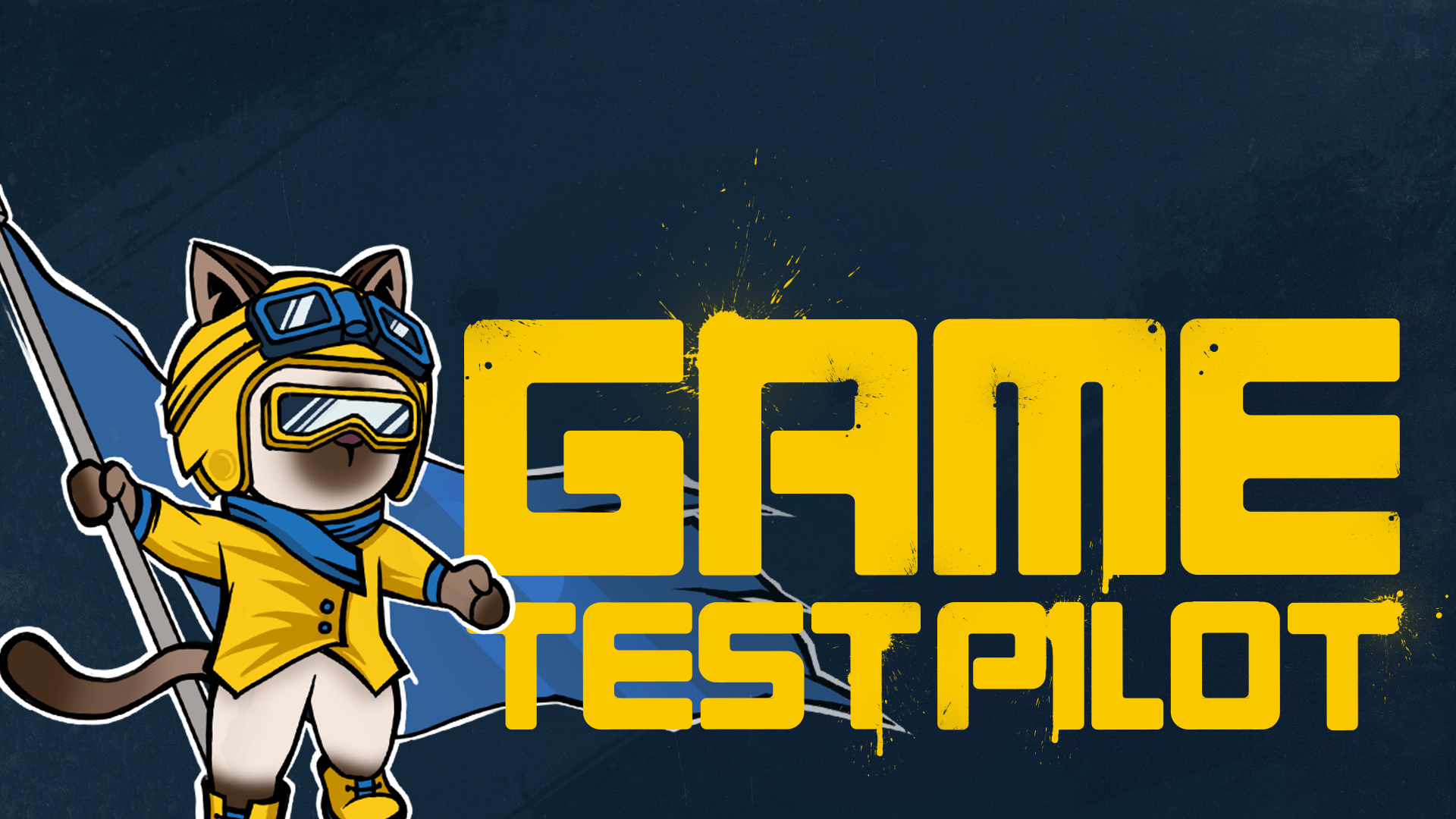 Discovery splash banner for Game Test Pilot Discord server