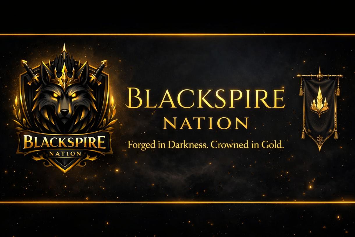 Discovery splash banner for BLACKSPIRE NATION Discord server
