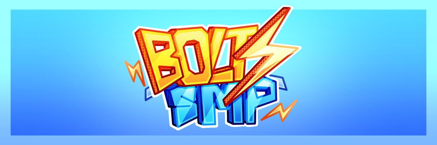 Discovery splash banner for Bolts SMP - Public Discord server
