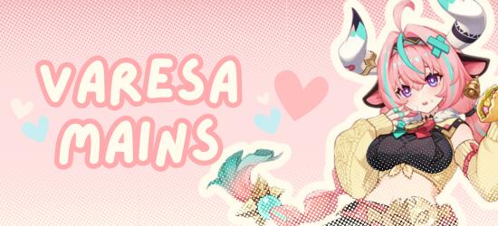 Discovery splash banner for Varesa Mains โหเท Genshin Impact Discord server