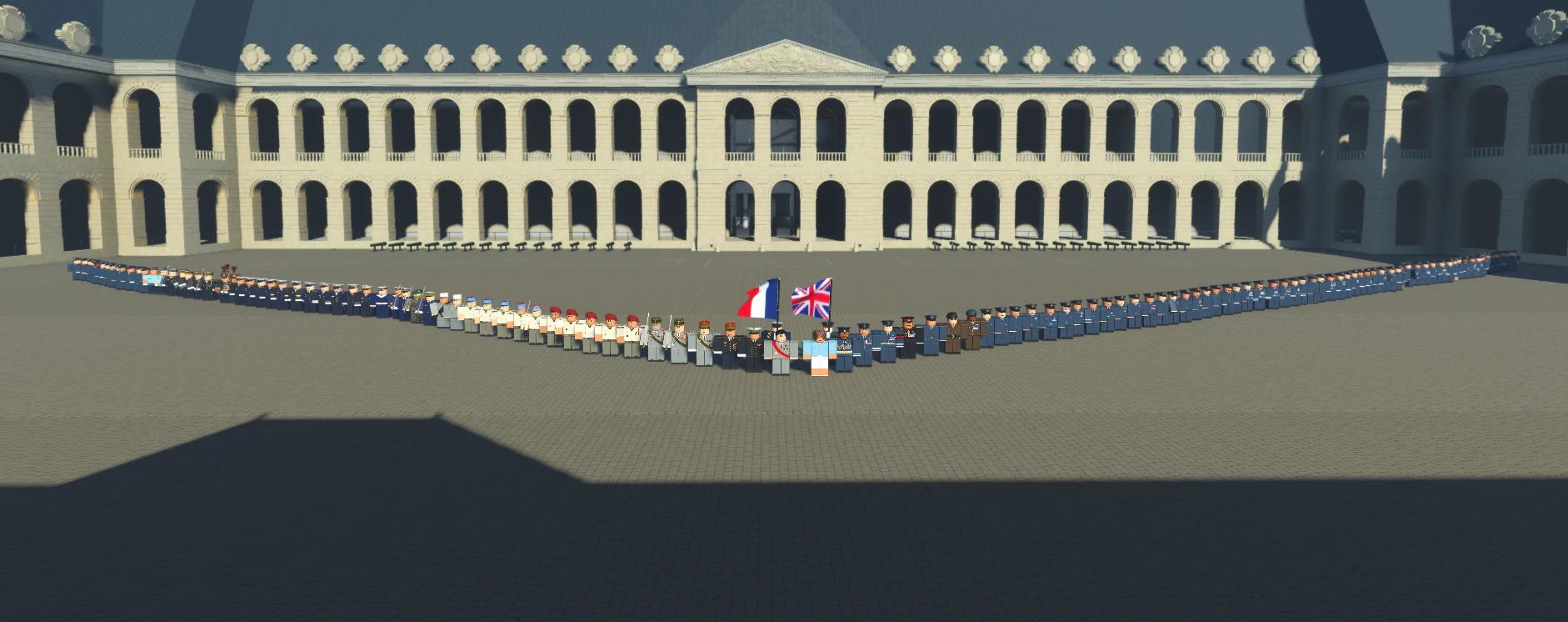 Discovery splash banner for Forces Armées Françaises Discord server