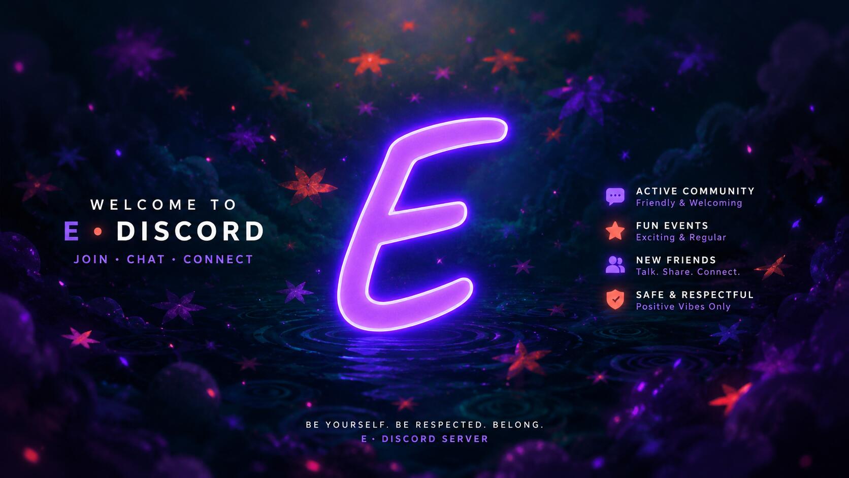 Discovery splash banner for Editing Hunt Discord server