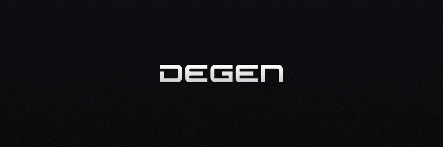 Discovery splash banner for Degen.com Discord server