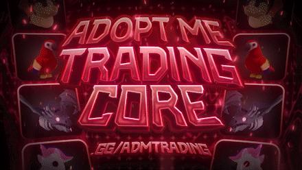 Discovery splash banner for Adopt Me Trading Core | Trading & Values Discord server