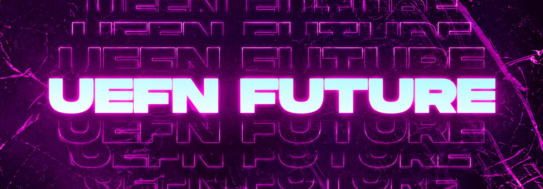 Discovery splash banner for UEFN FUTURE Discord server