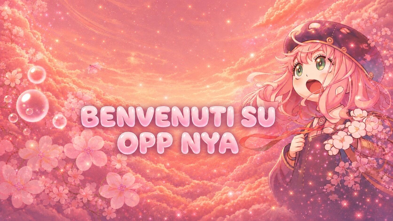 Discovery splash banner for ❦ꨄ Opp Nya ꨄ❦ .ᐟ Community • Gaming • Anime/Manga .ᐟ Discord server