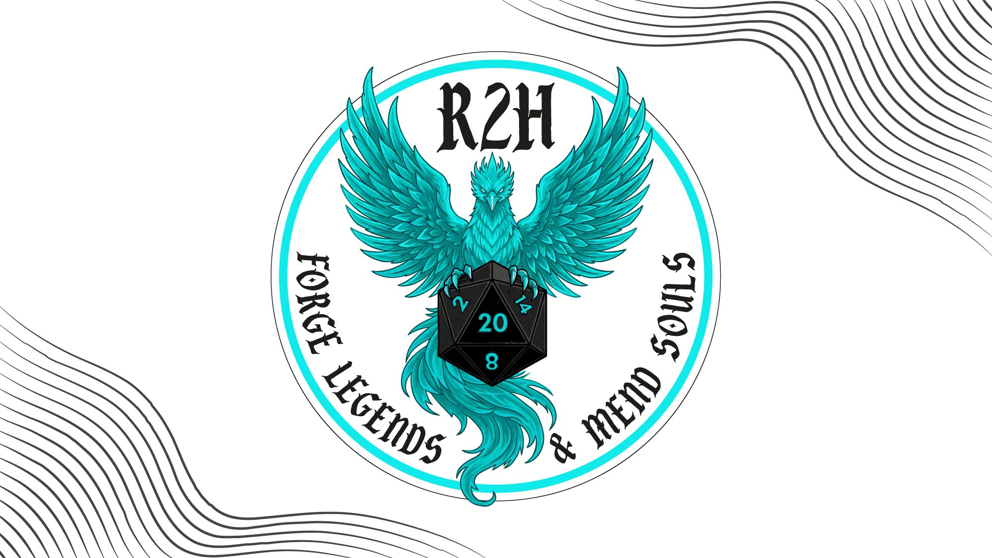Discovery splash banner for Roll2Heal Discord server