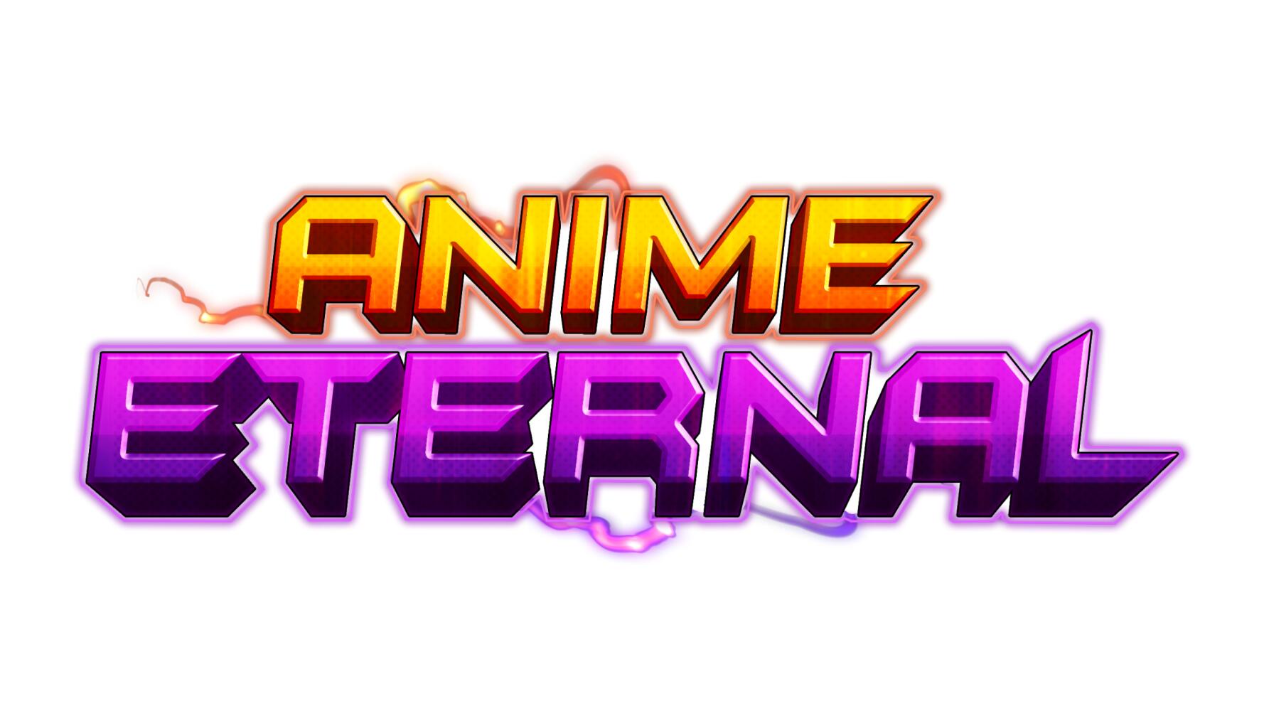 Discovery splash banner for Anime Eternal Simulator Discord server