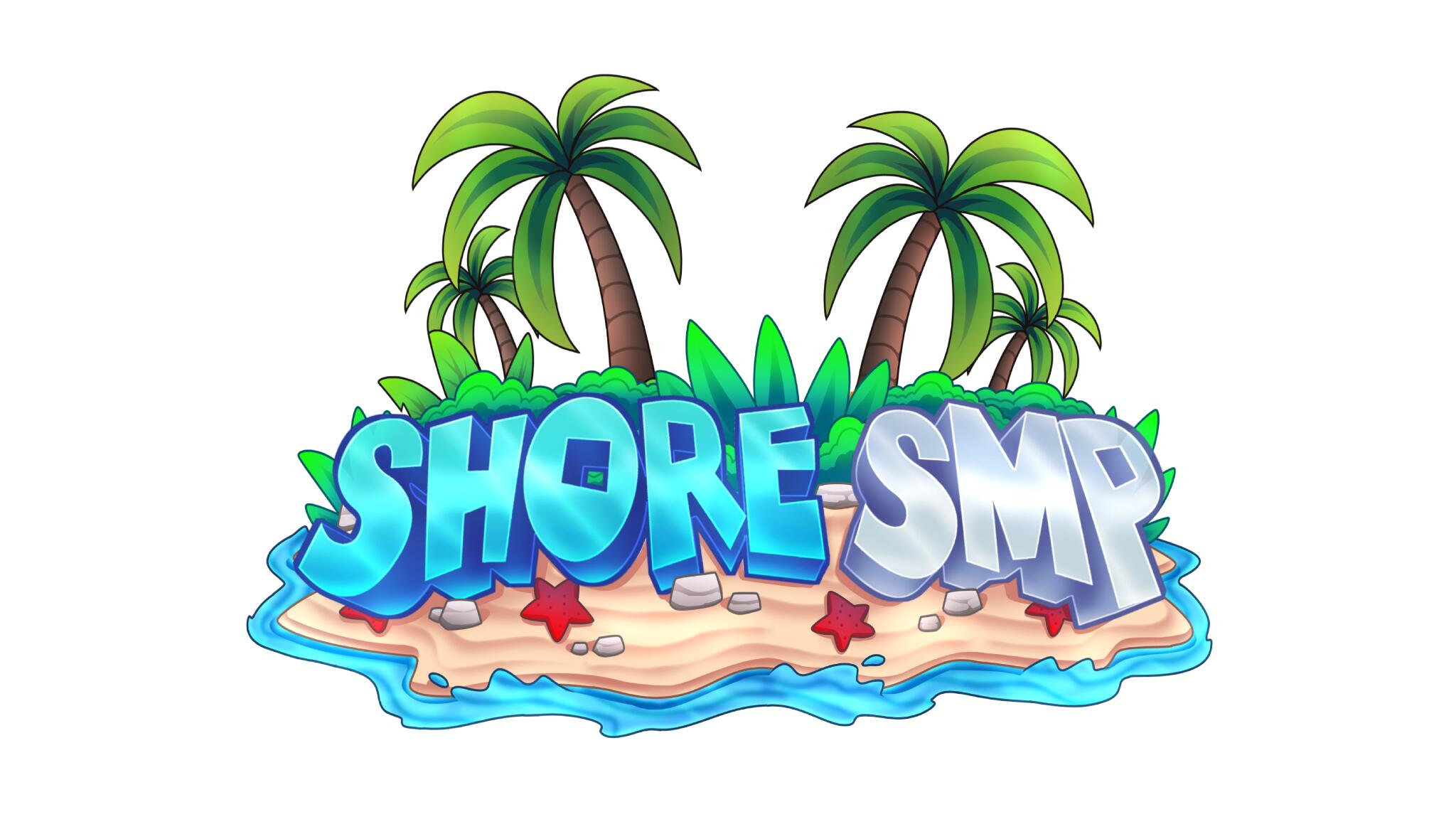 Discovery splash banner for ShoreSMP 🌊 | #1 Minecraft Server Discord server