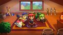 Discovery splash banner for Tri Force Heroes Discord server