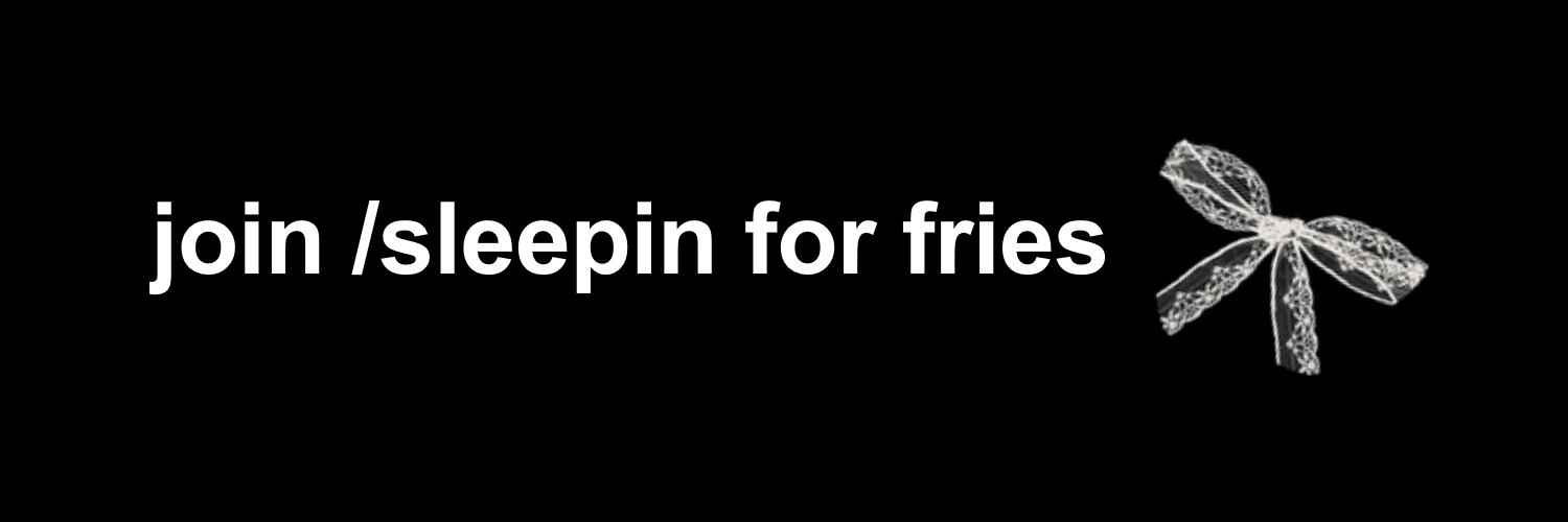 Discovery splash banner for Sleepin — ᶻz𐰁 Discord server