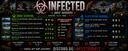 Discovery splash banner for ☣🧟 𝕀ℕ𝔽𝔼ℂ𝕋𝔼𝔻 🧟☣ Discord server