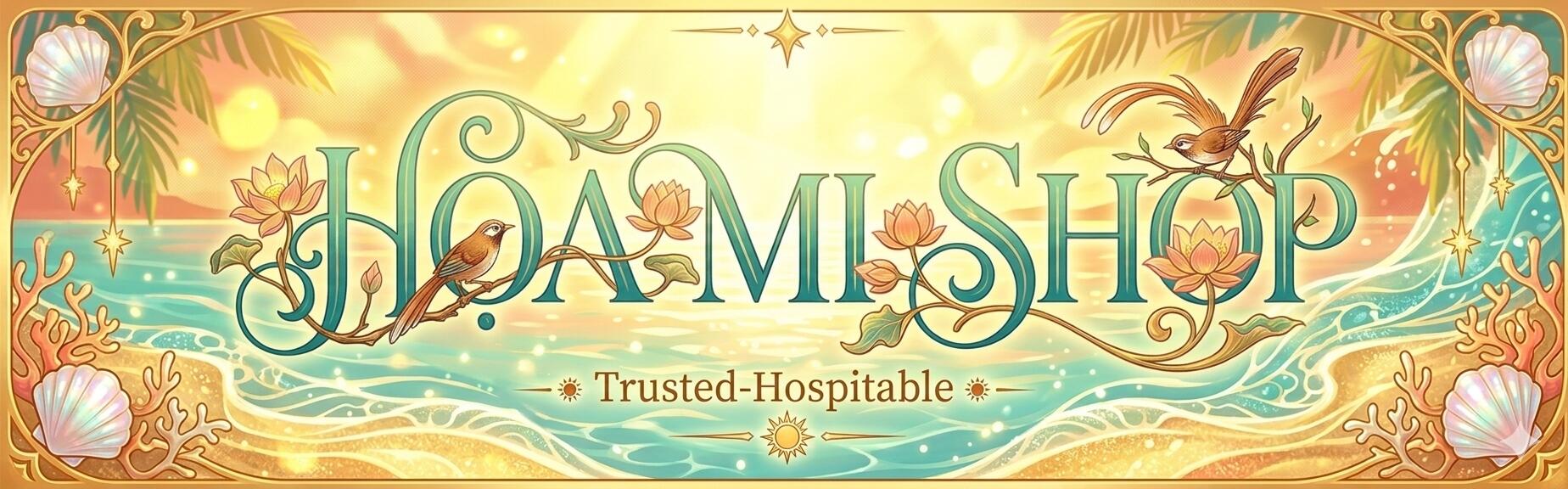 Discovery splash banner for HoaMi Shop Discord server
