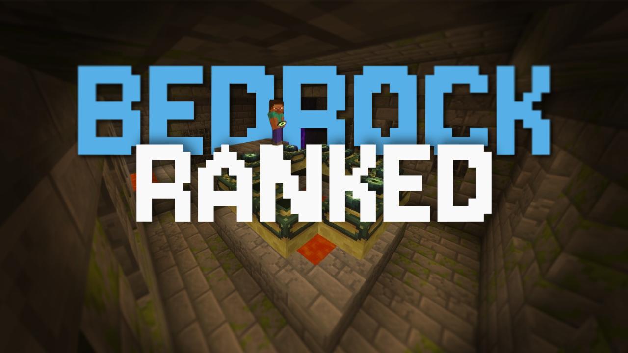 Discovery splash banner for Bedrock Ranked Discord server